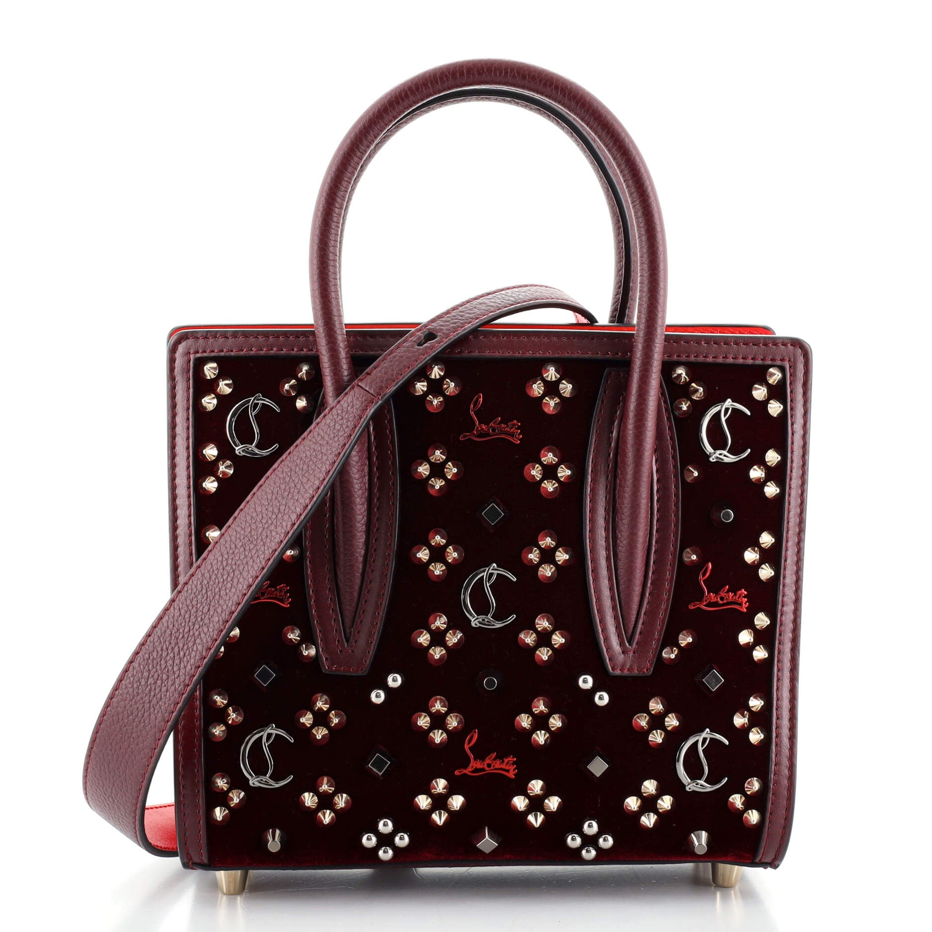 Paloma Tote Embellished Velvet Mini