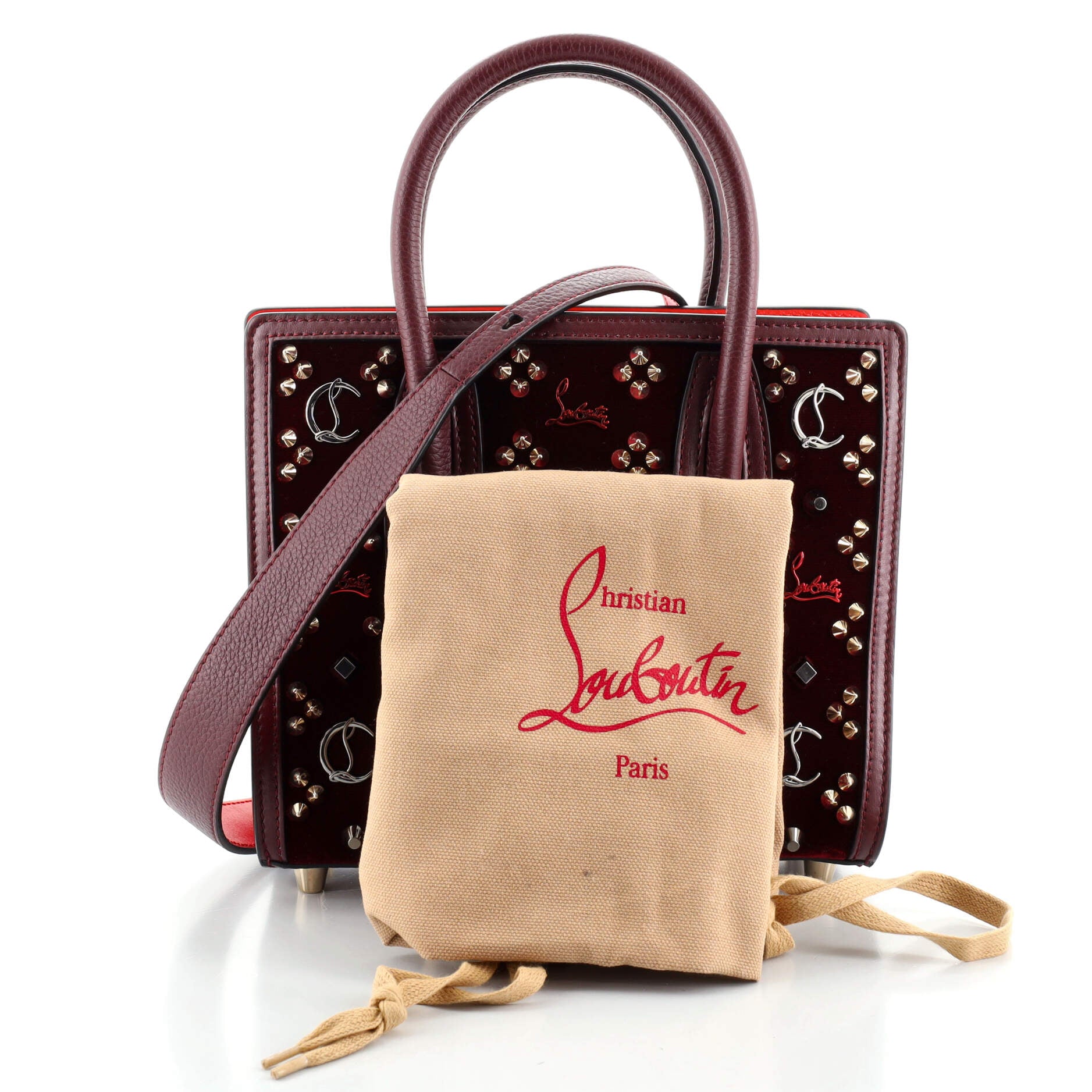 Paloma Tote Embellished Velvet Mini