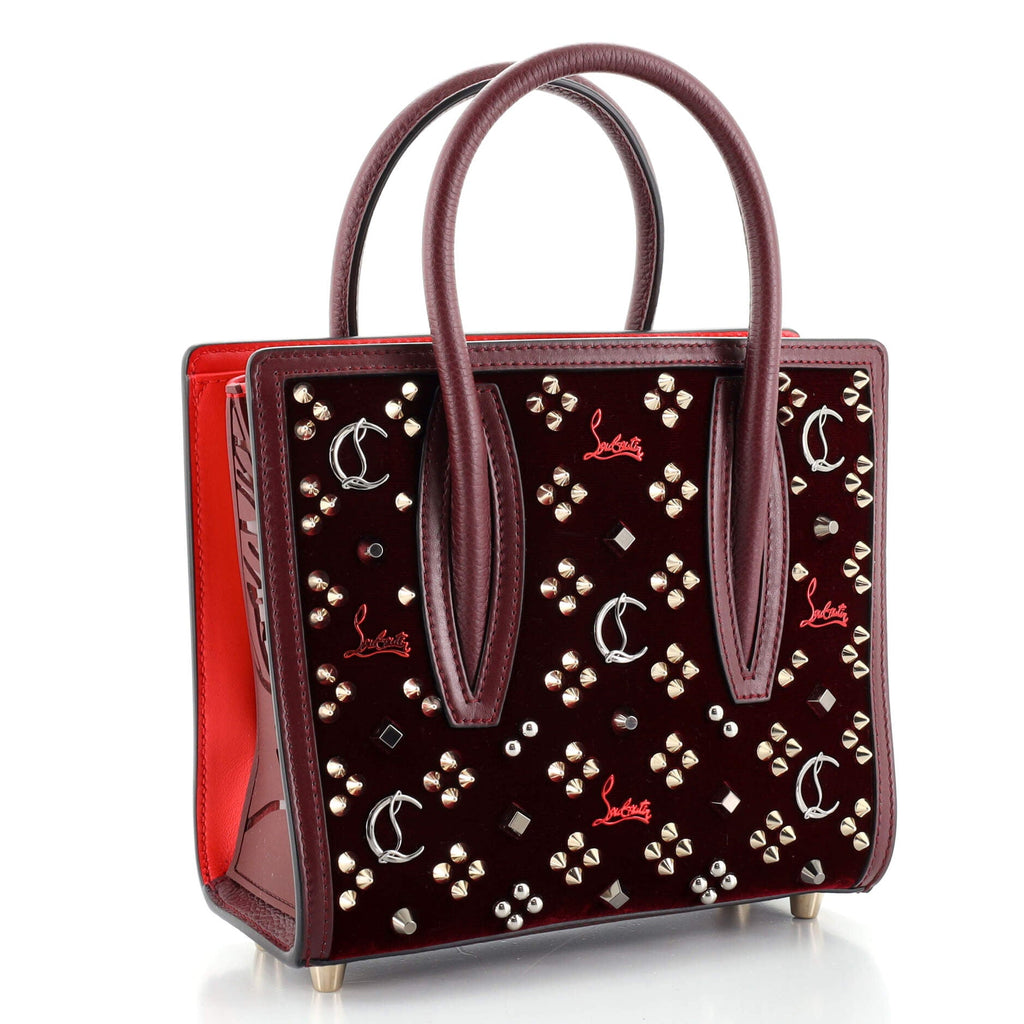 Paloma Tote Embellished Velvet Mini