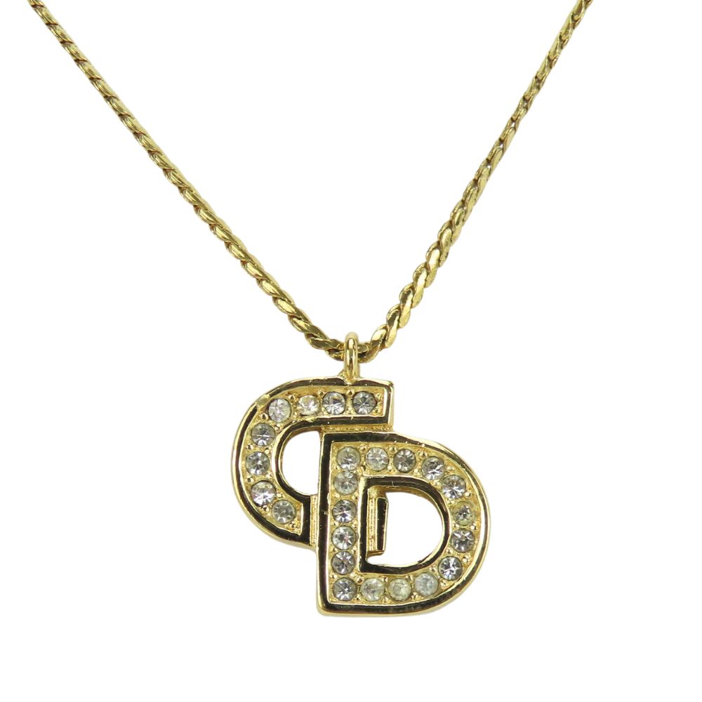 Christian Dior CD Logo Necklace