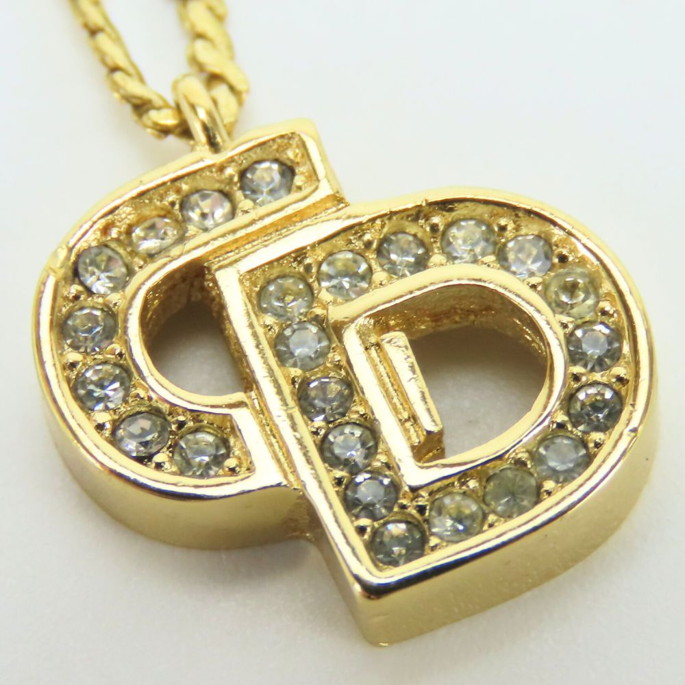 Christian Dior CD Logo Necklace