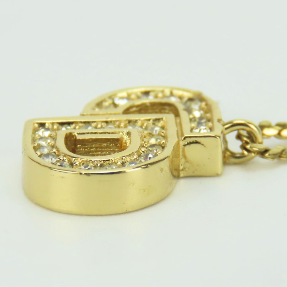 Christian Dior CD Logo Necklace
