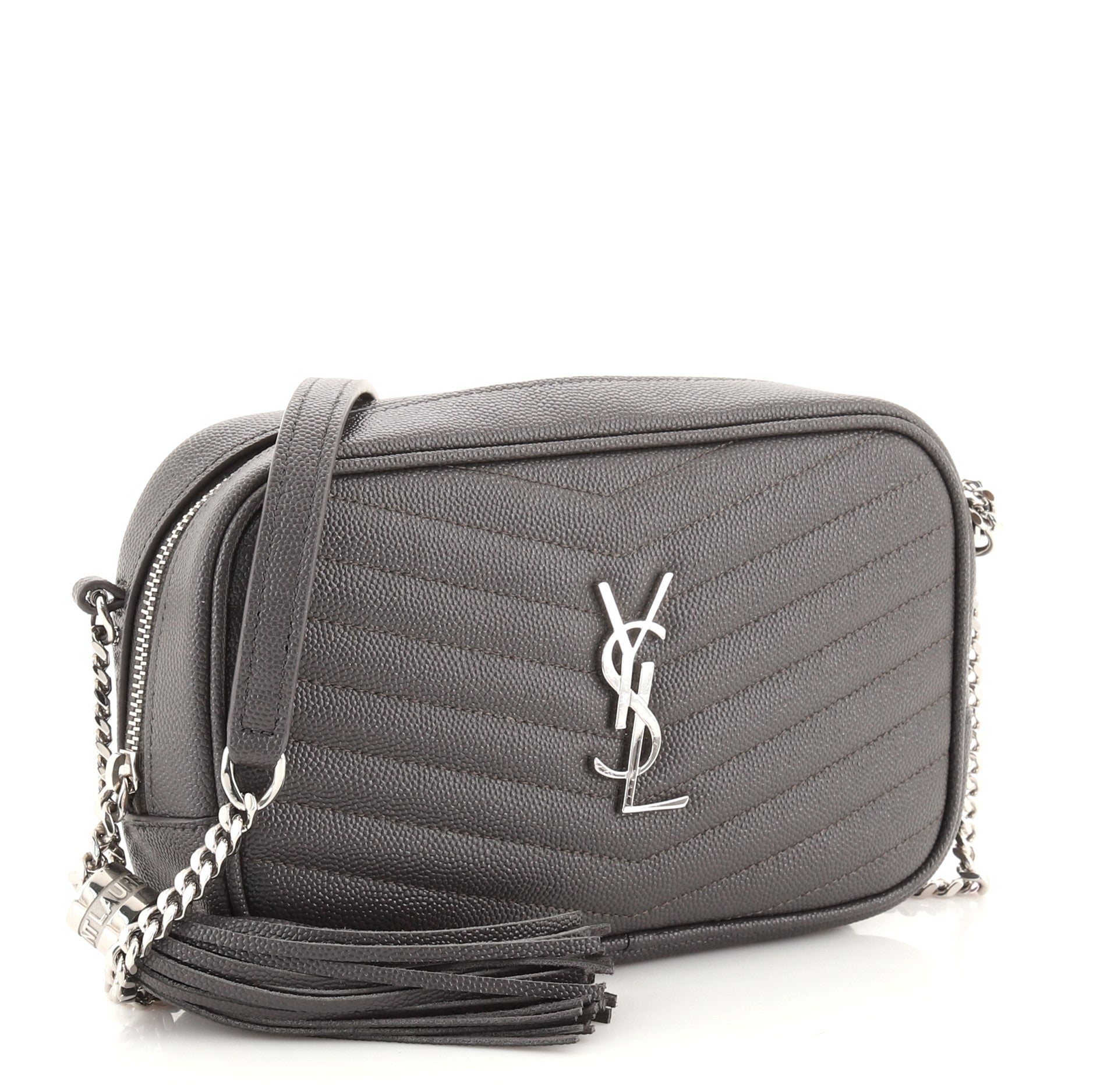 Lou Camera Bag Matelasse Chevron Leather Mini