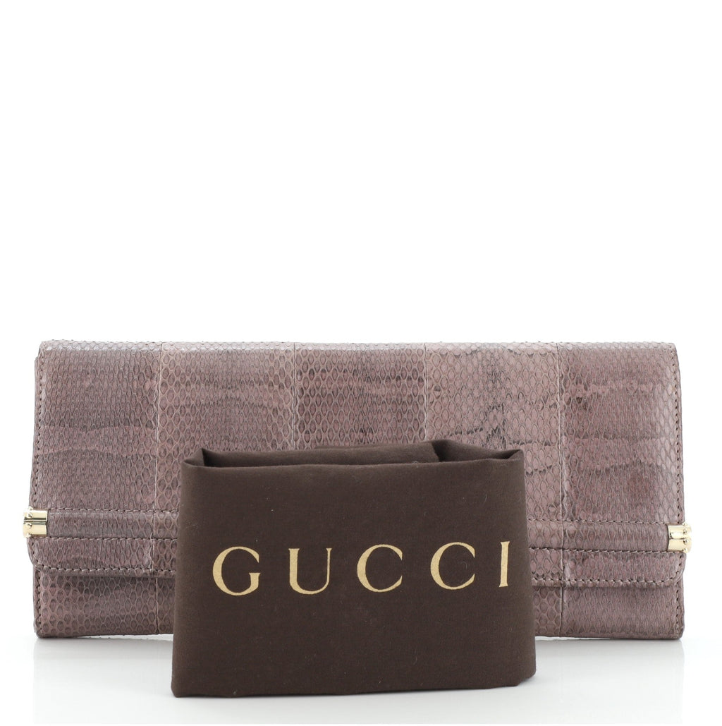 Broadway Clutch Snakeskin