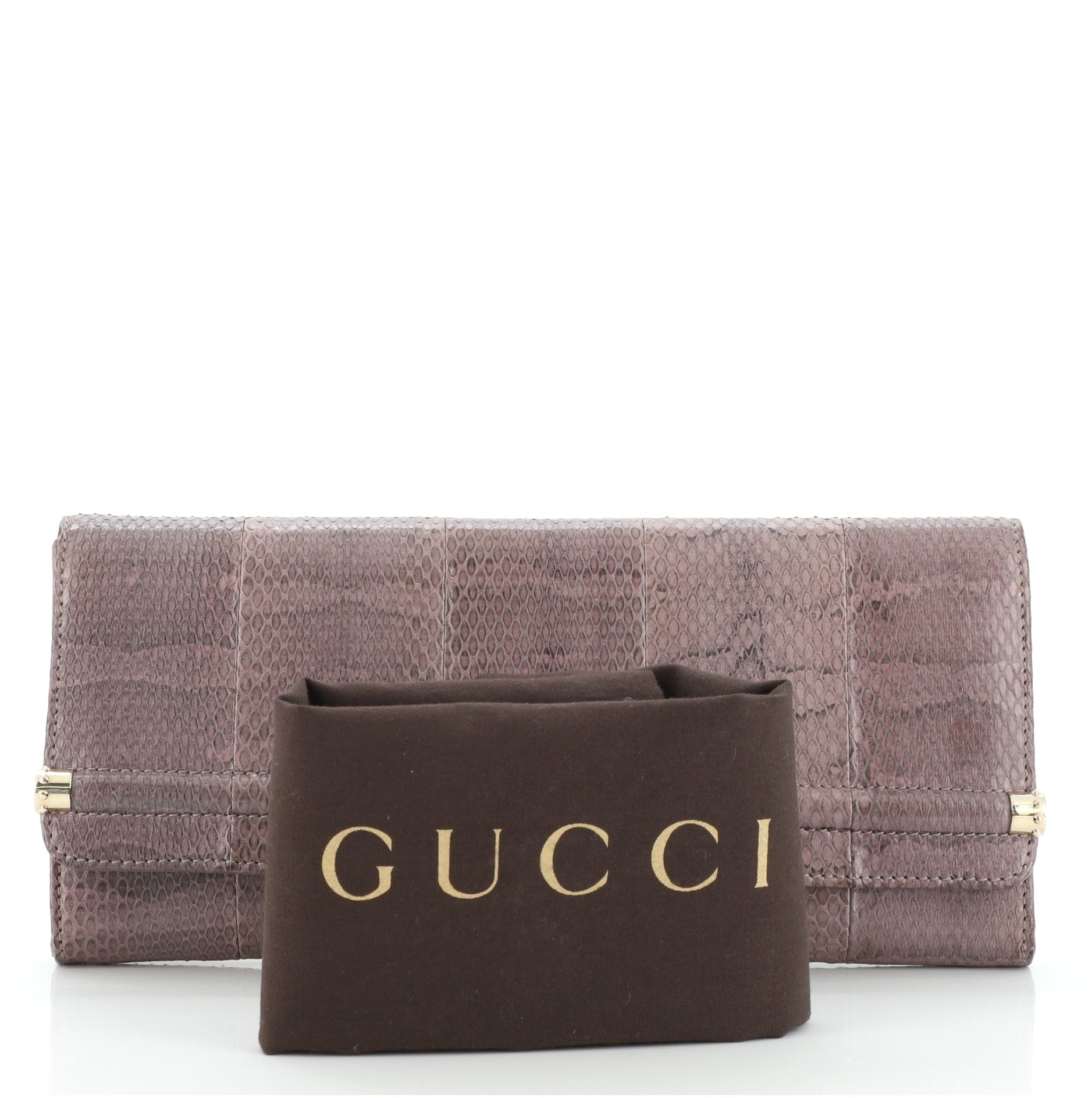 Broadway Clutch Snakeskin
