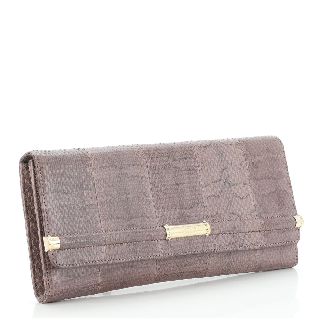 Broadway Clutch Snakeskin