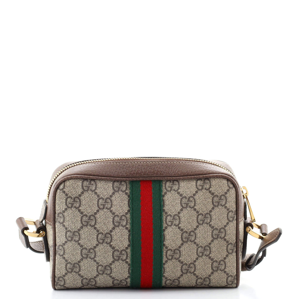 Ophidia Shoulder Bag GG Coated Canvas Mini