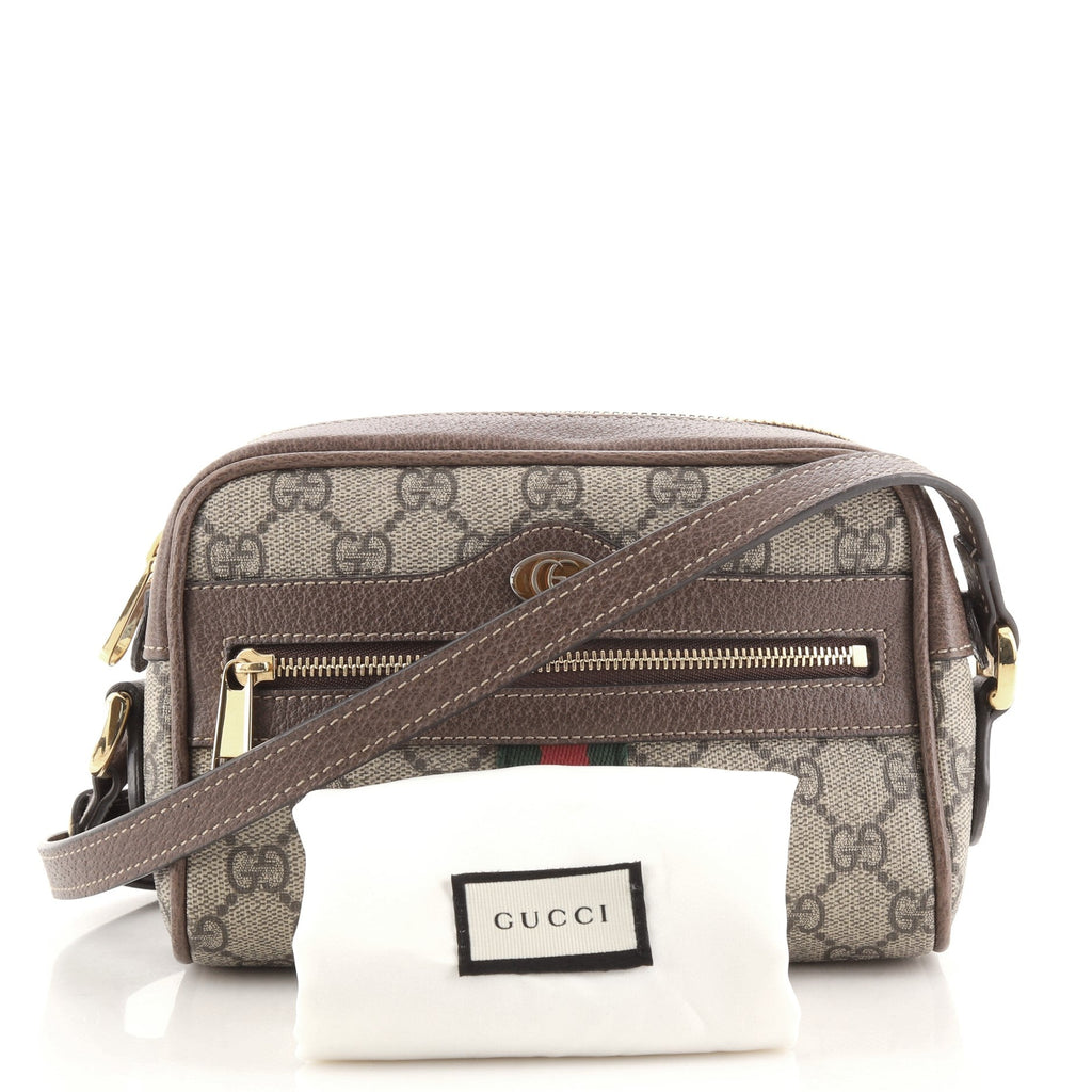 Ophidia Shoulder Bag GG Coated Canvas Mini