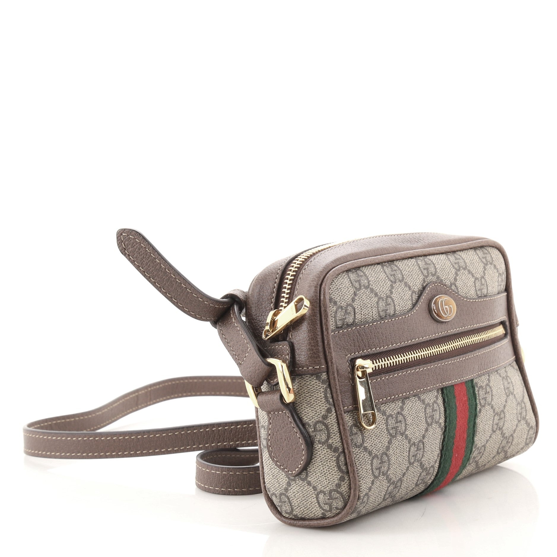 Ophidia Shoulder Bag GG Coated Canvas Mini