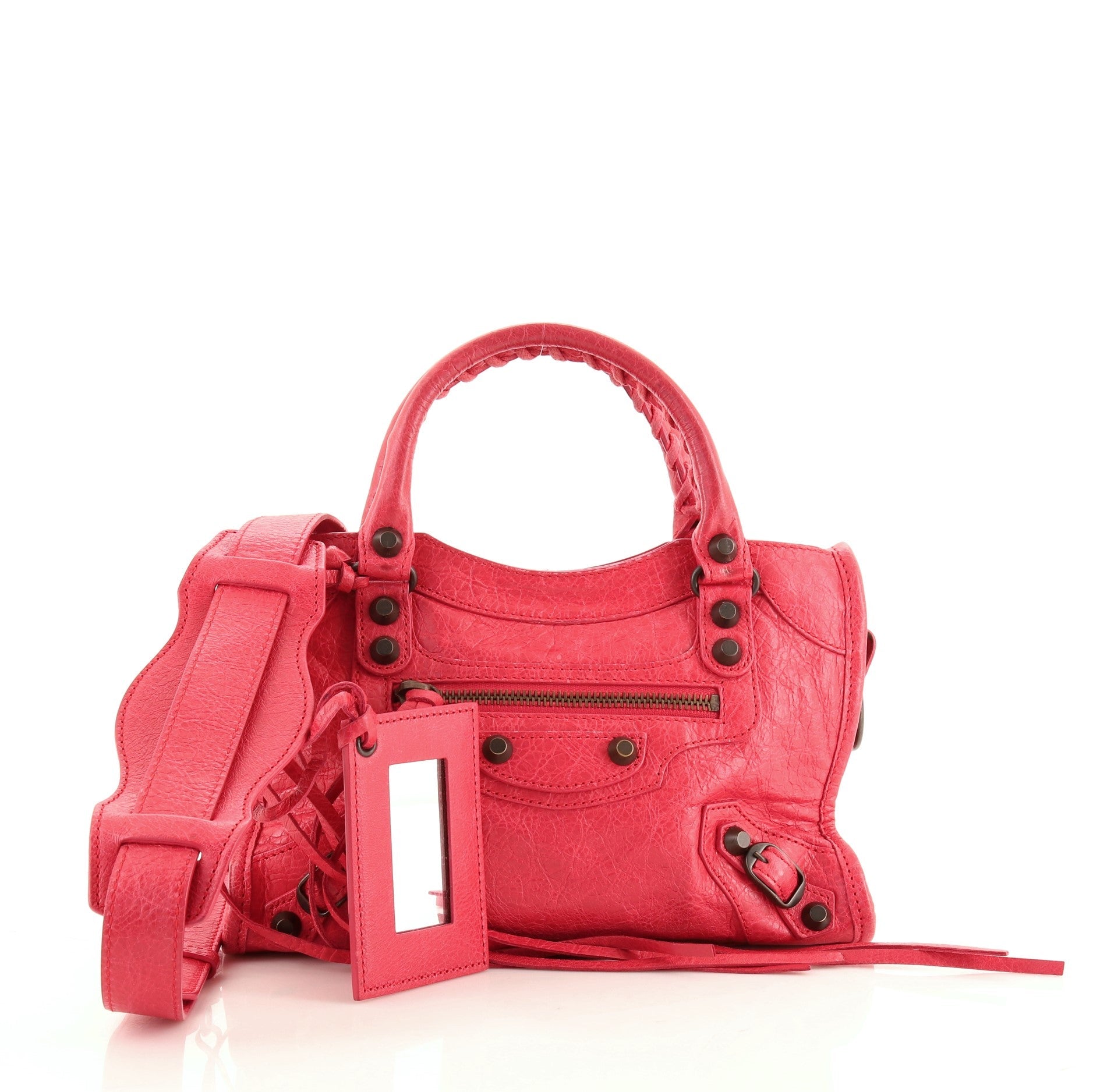 City Classic Studs Bag Leather Mini