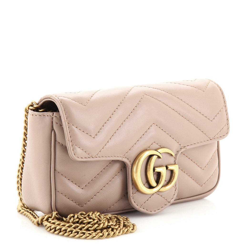 GG Marmont Flap Bag Matelasse Leather Super Mini