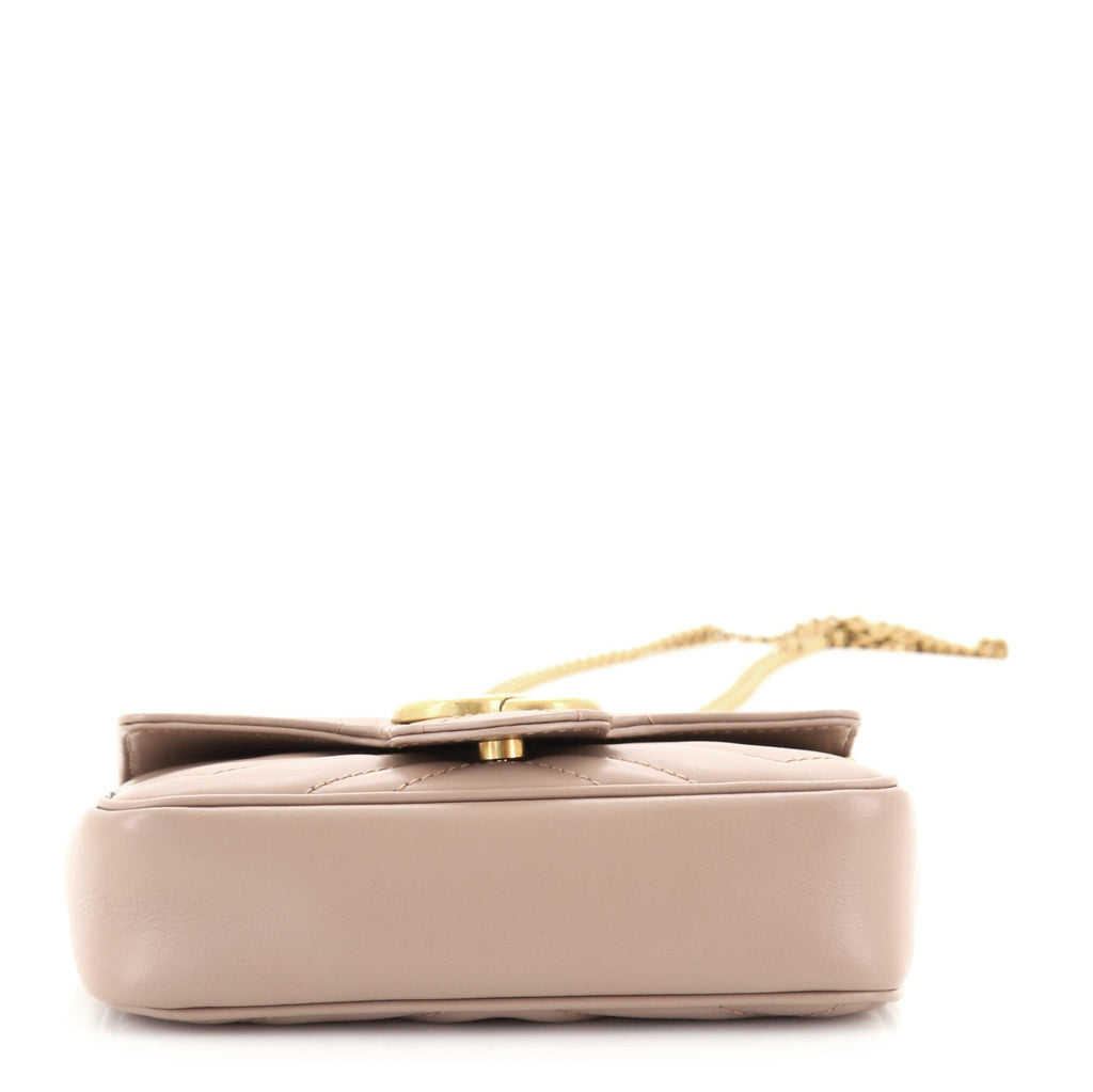 GG Marmont Flap Bag Matelasse Leather Super Mini