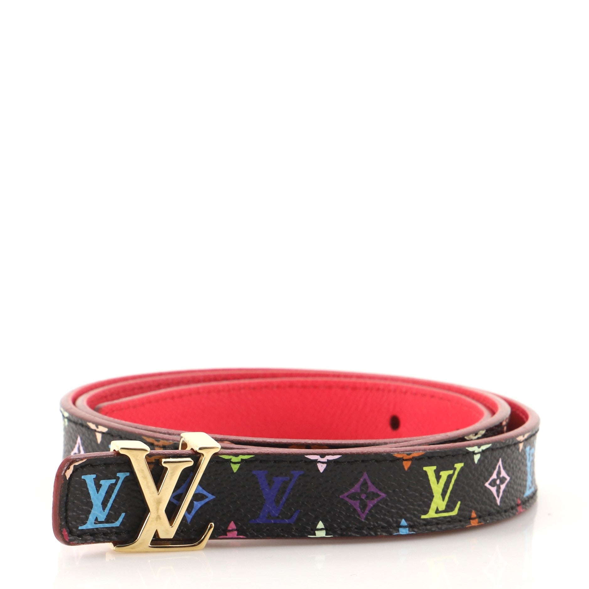LV Initiales Belt Monogram Multicolor Thin 85