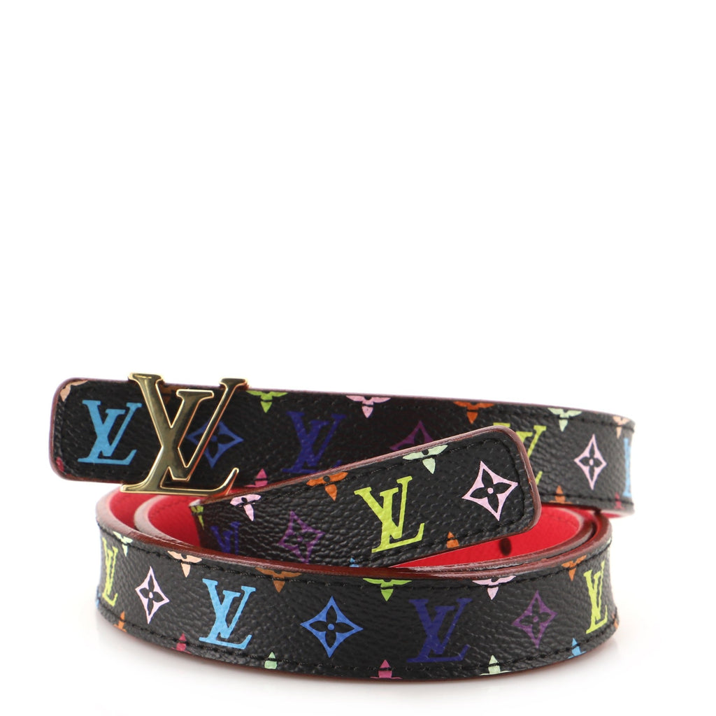LV Initiales Belt Monogram Multicolor Thin 85