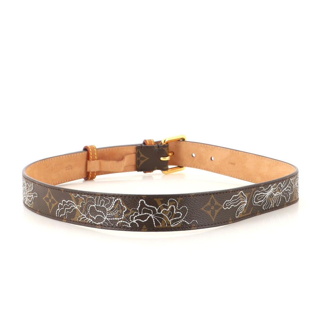 Belt Limited Edition Monogram Dentelle Medium 80