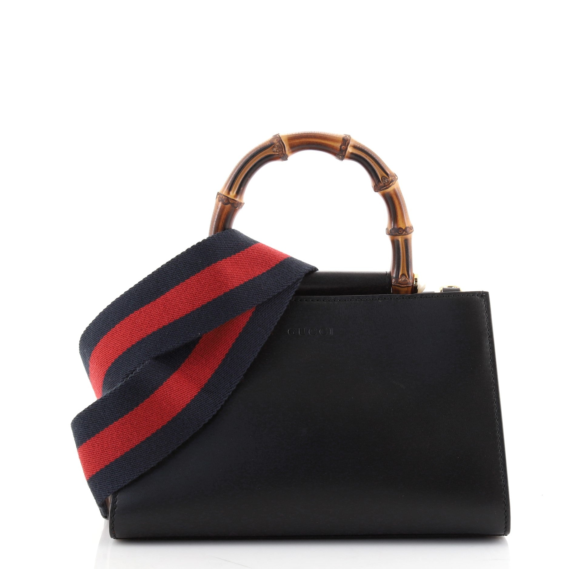 Nymphaea Top Handle Bag Leather Mini