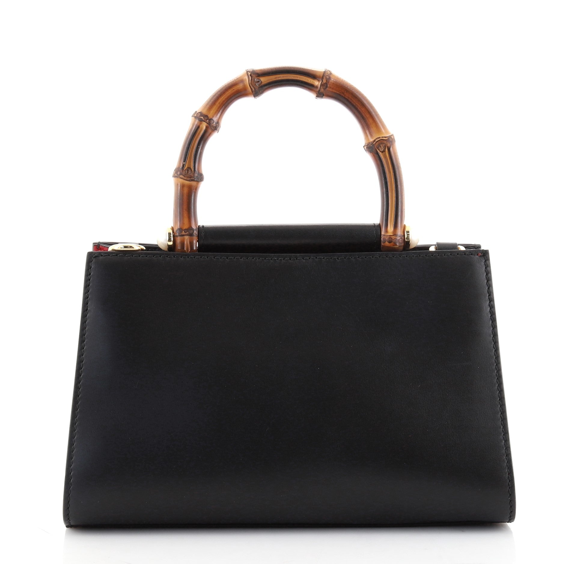 Nymphaea Top Handle Bag Leather Mini