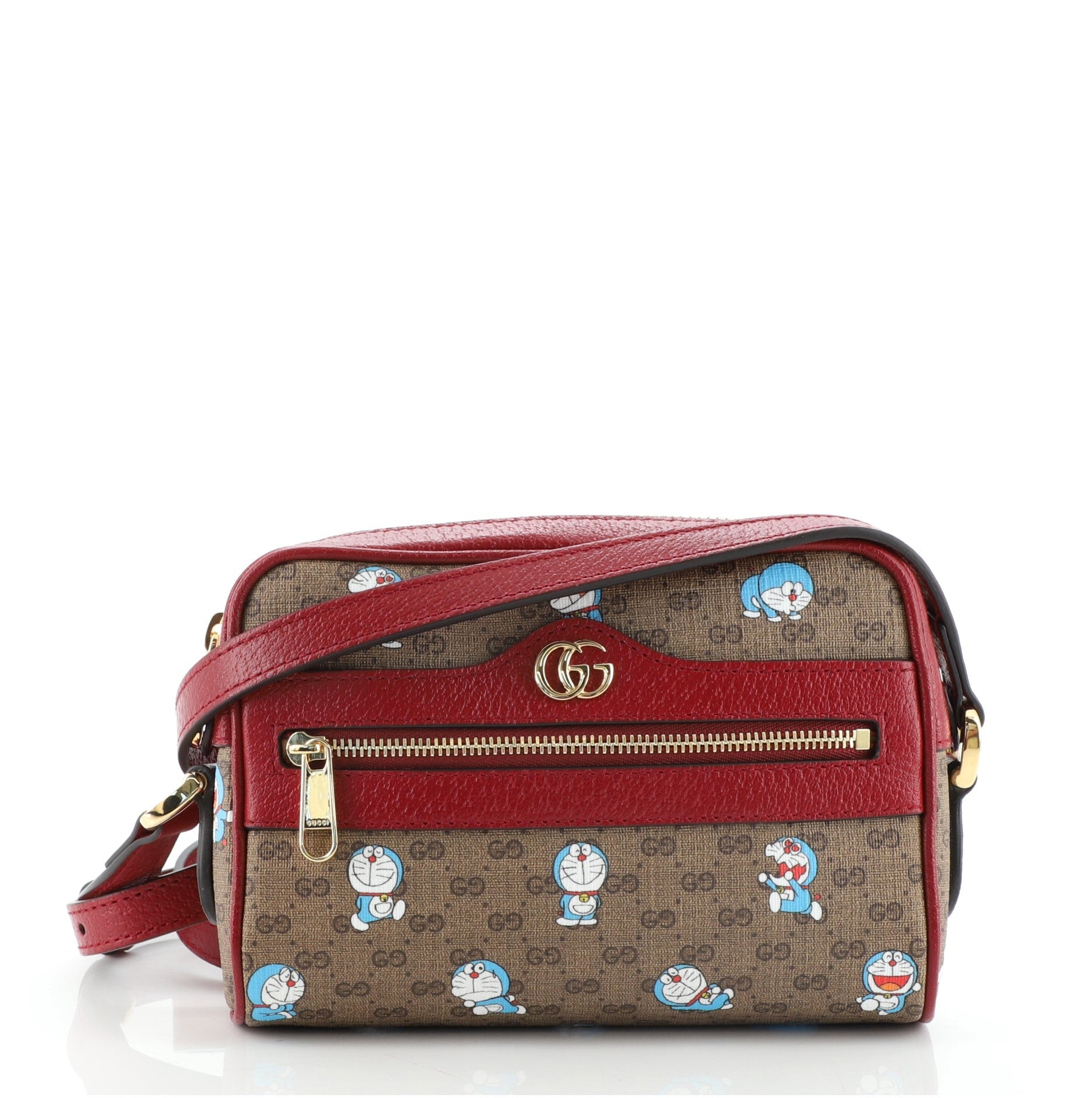 Doraemon Crossbody Bag Printed Mini GG Coated Canvas Mini