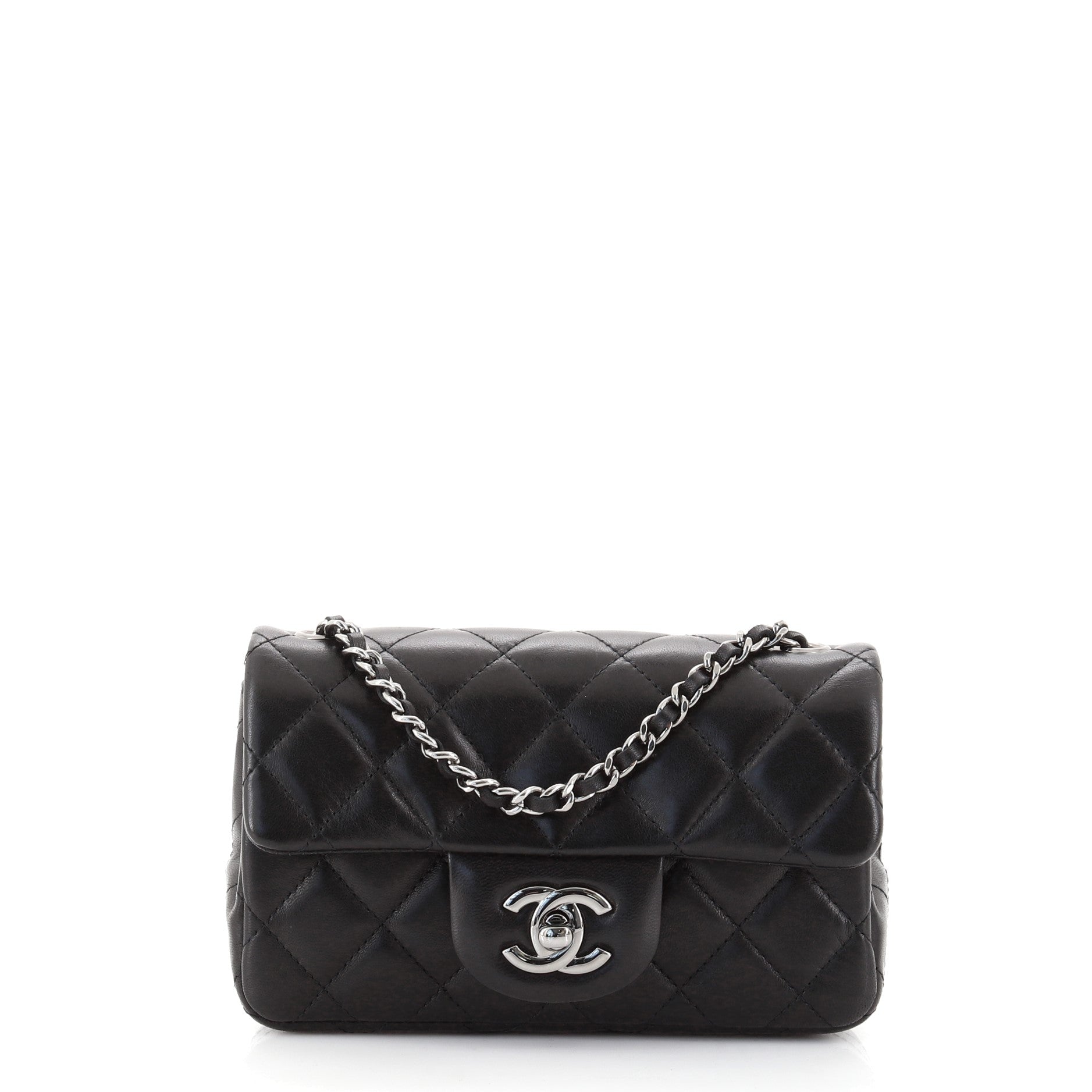 Classic Single Flap Bag Quilted Lambskin Extra Mini
