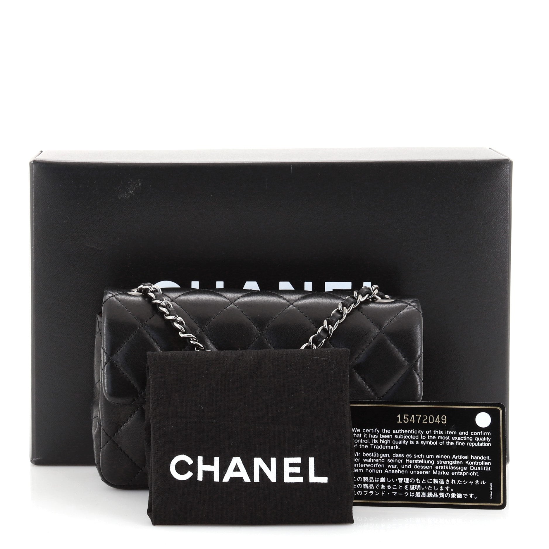 Classic Single Flap Bag Quilted Lambskin Extra Mini