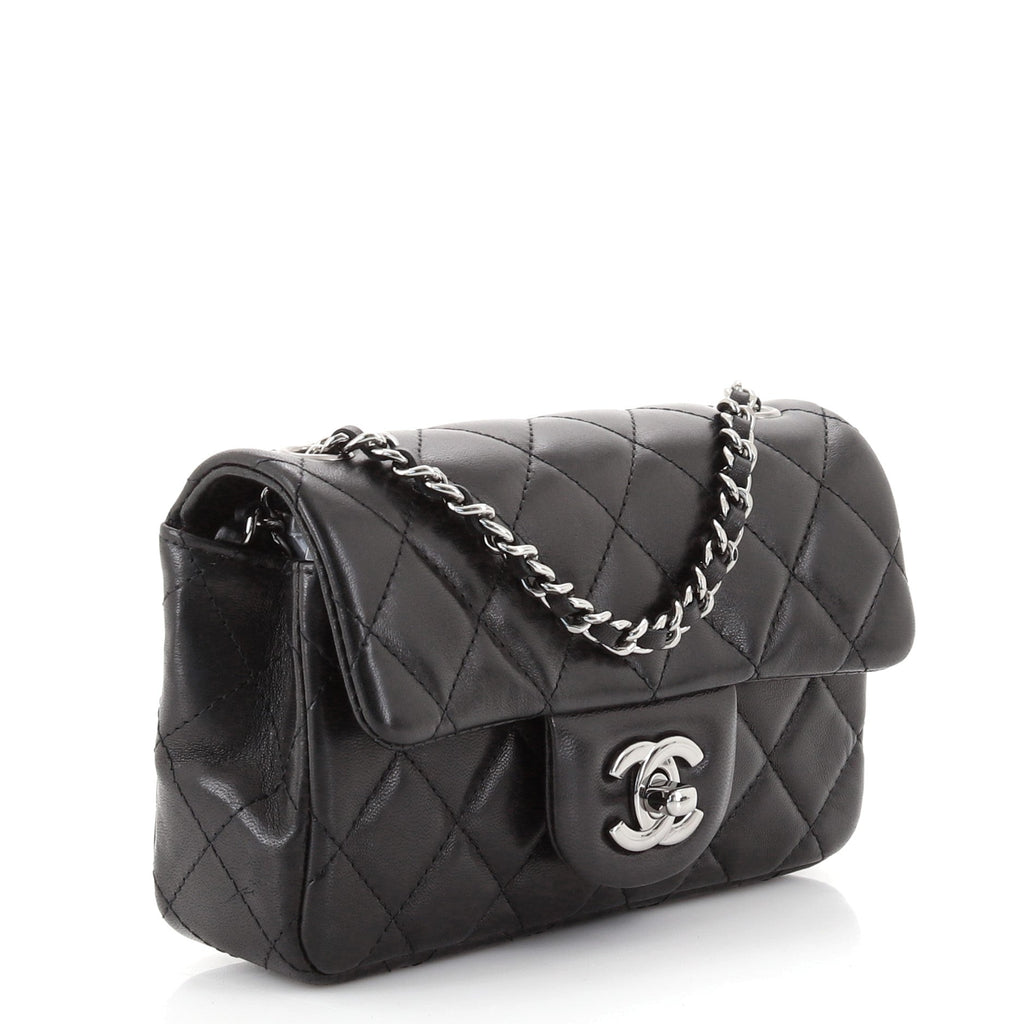 Classic Single Flap Bag Quilted Lambskin Extra Mini