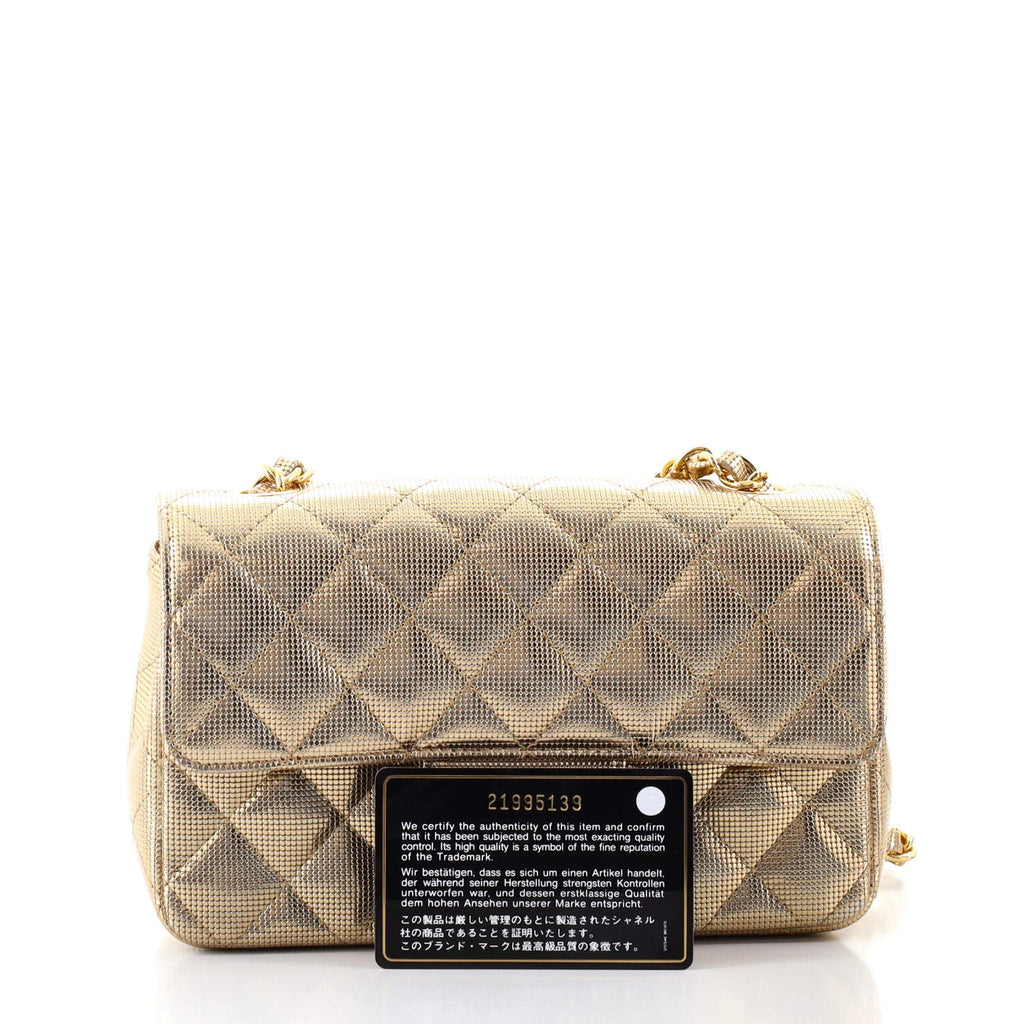 Classic Single Flap Bag Pixel Effect Quilted Calfskin Mini