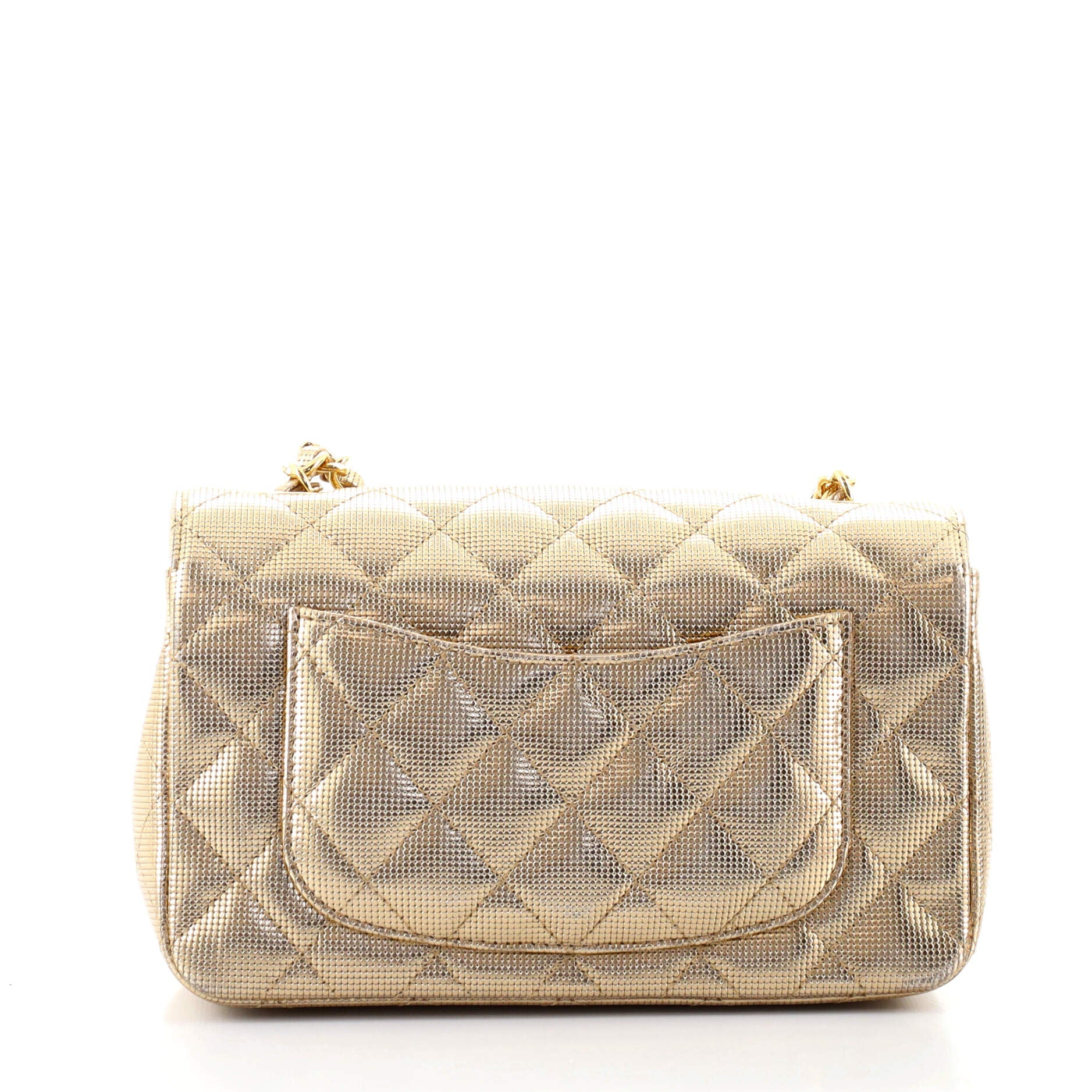 Classic Single Flap Bag Pixel Effect Quilted Calfskin Mini