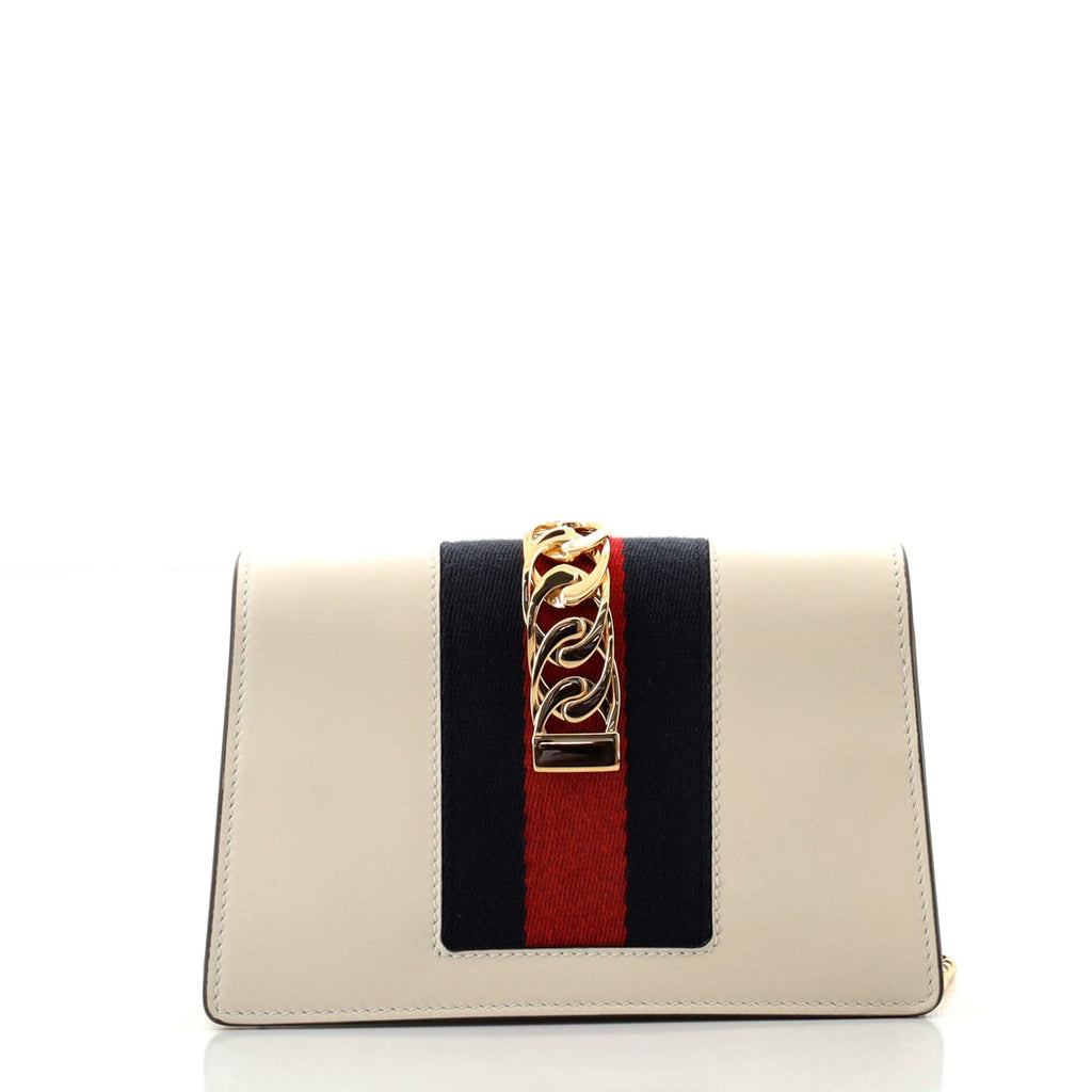 Sylvie Chain Shoulder Bag Leather Super Mini