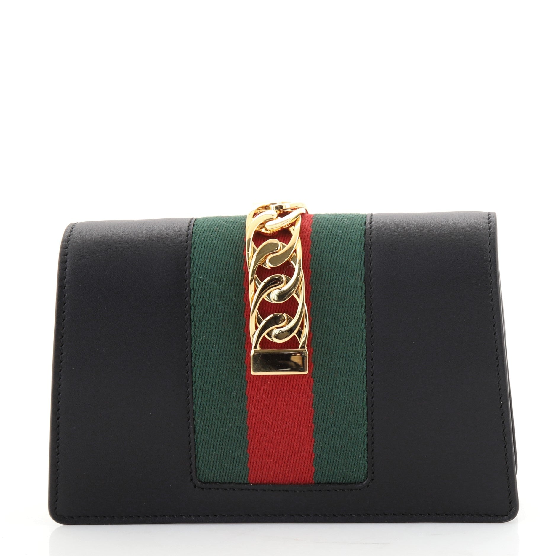 Sylvie Chain Shoulder Bag Leather Super Mini
