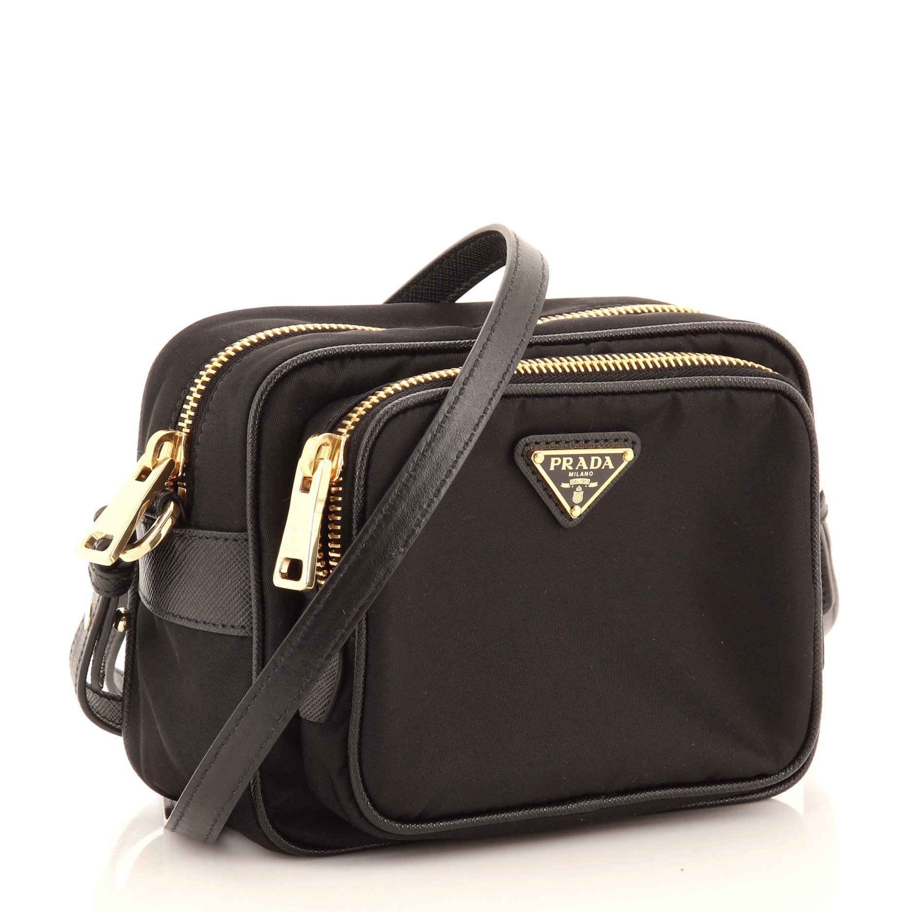 Front Pocket Crossbody Bag Tessuto Mini
