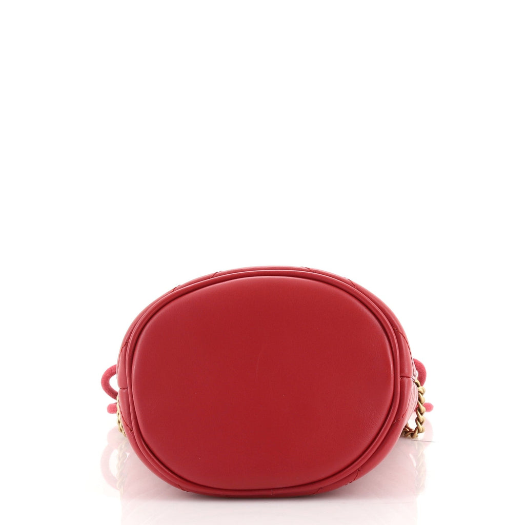 GG Marmont Bucket Bag Matelasse Leather Mini