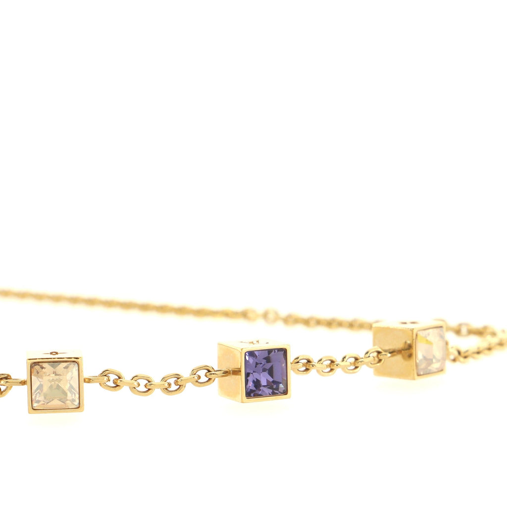 Gamble Short Necklace Metal with Crystal