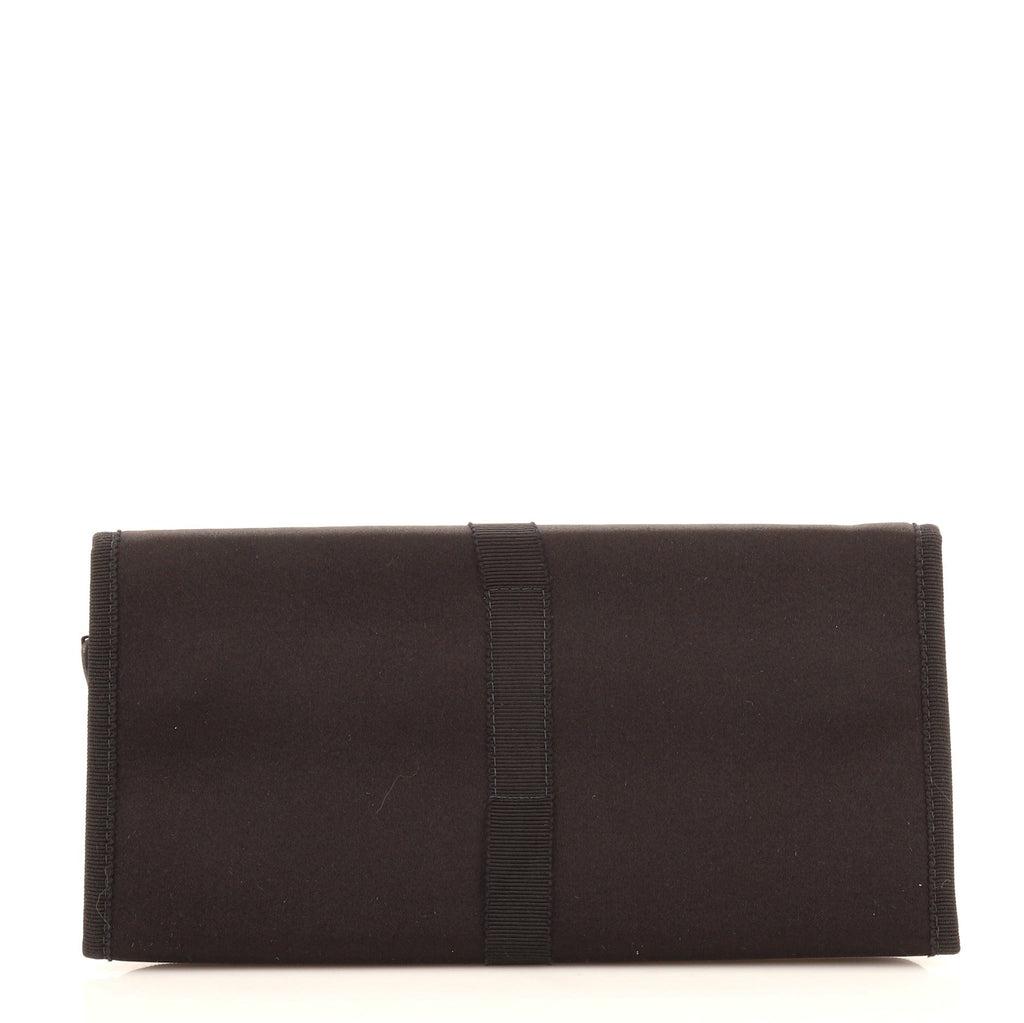 Jewelry Roll Case Printed Satin