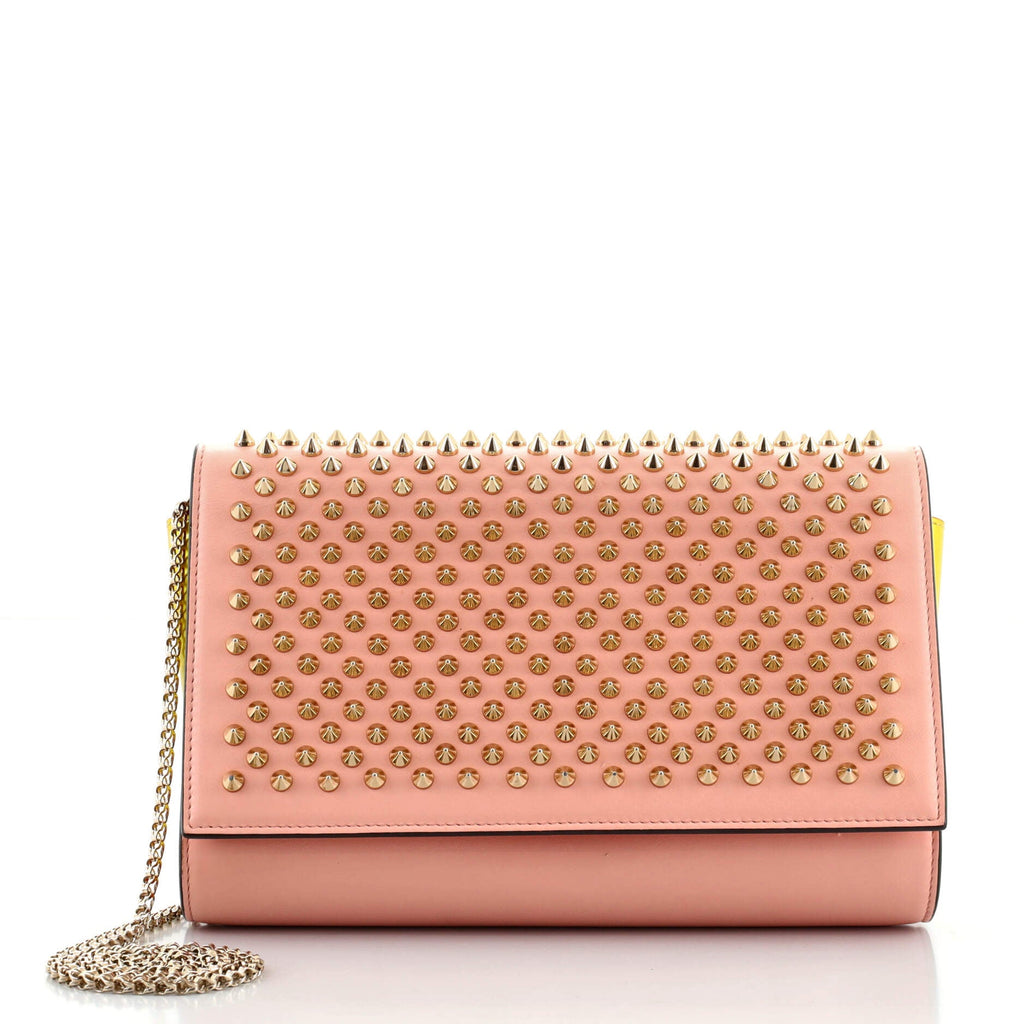 Paloma Clutch Spiked Leather