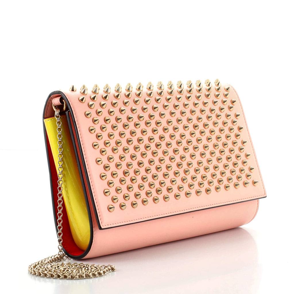 Paloma Clutch Spiked Leather
