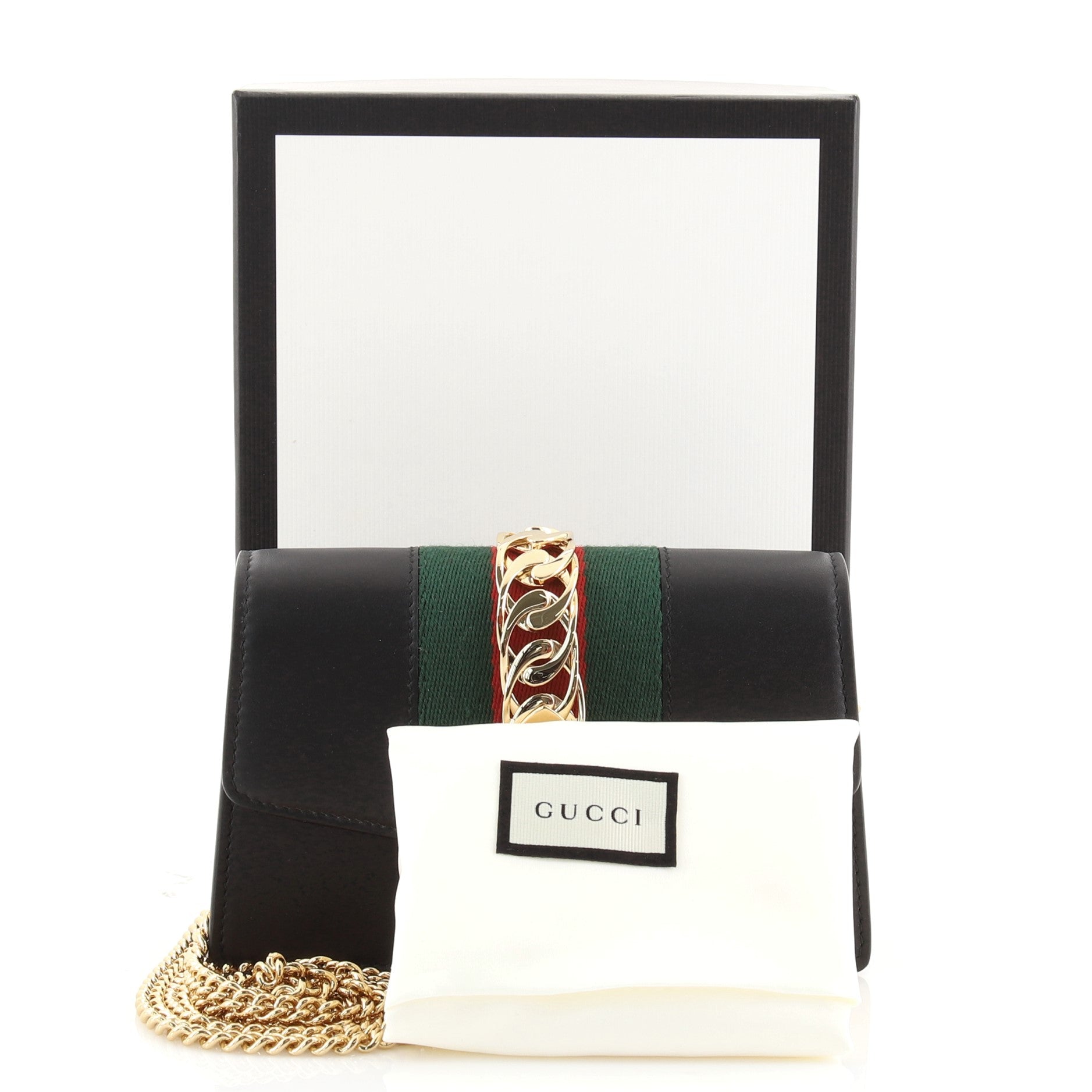 Sylvie Chain Shoulder Bag Leather Super Mini