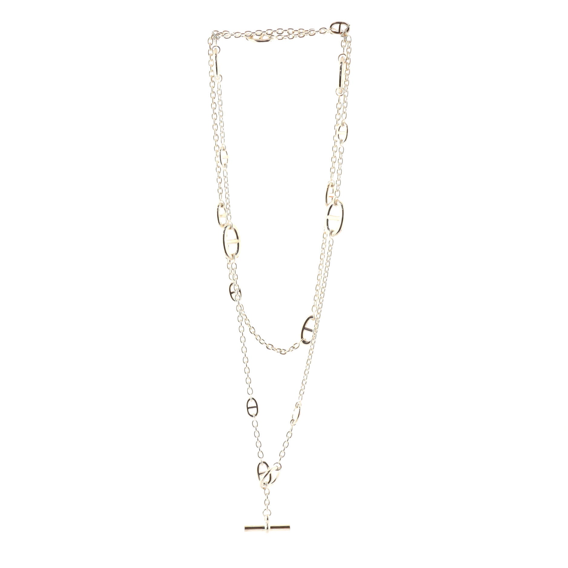 Farandole Long Necklace Sterling Silver 120