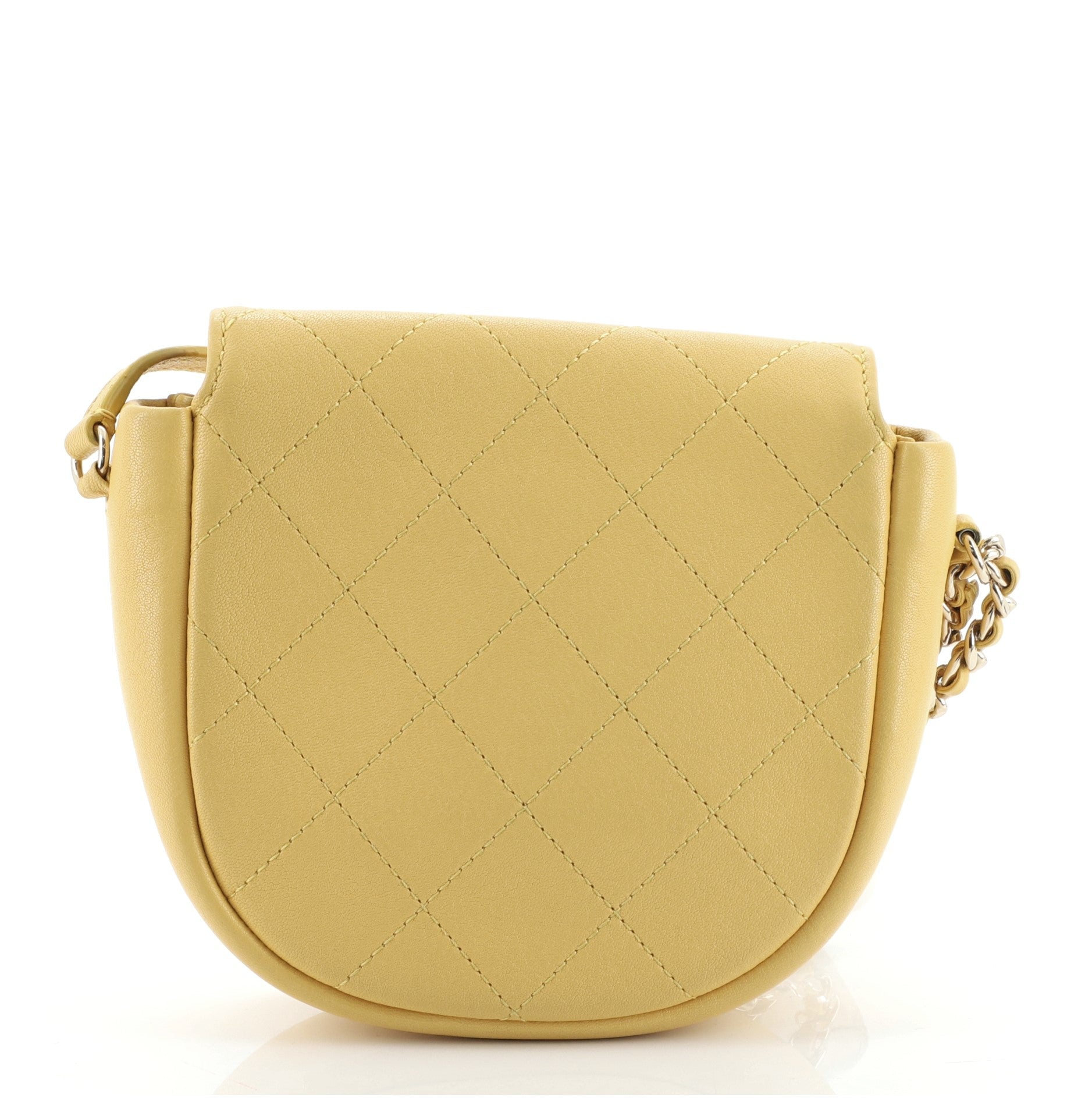 Casual Trip Messenger Bag Quilted Lambskin Mini