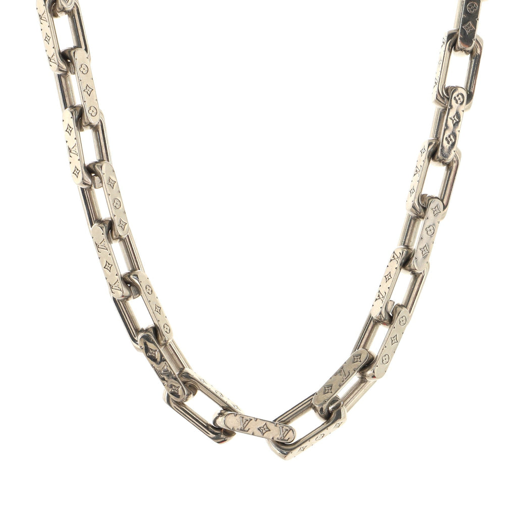 Monogram Chain Necklace Metal