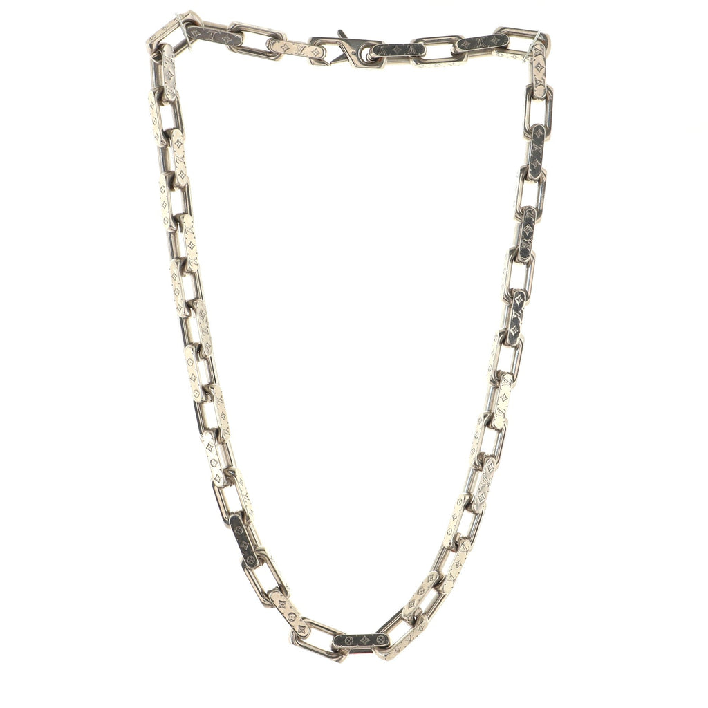 Monogram Chain Necklace Metal