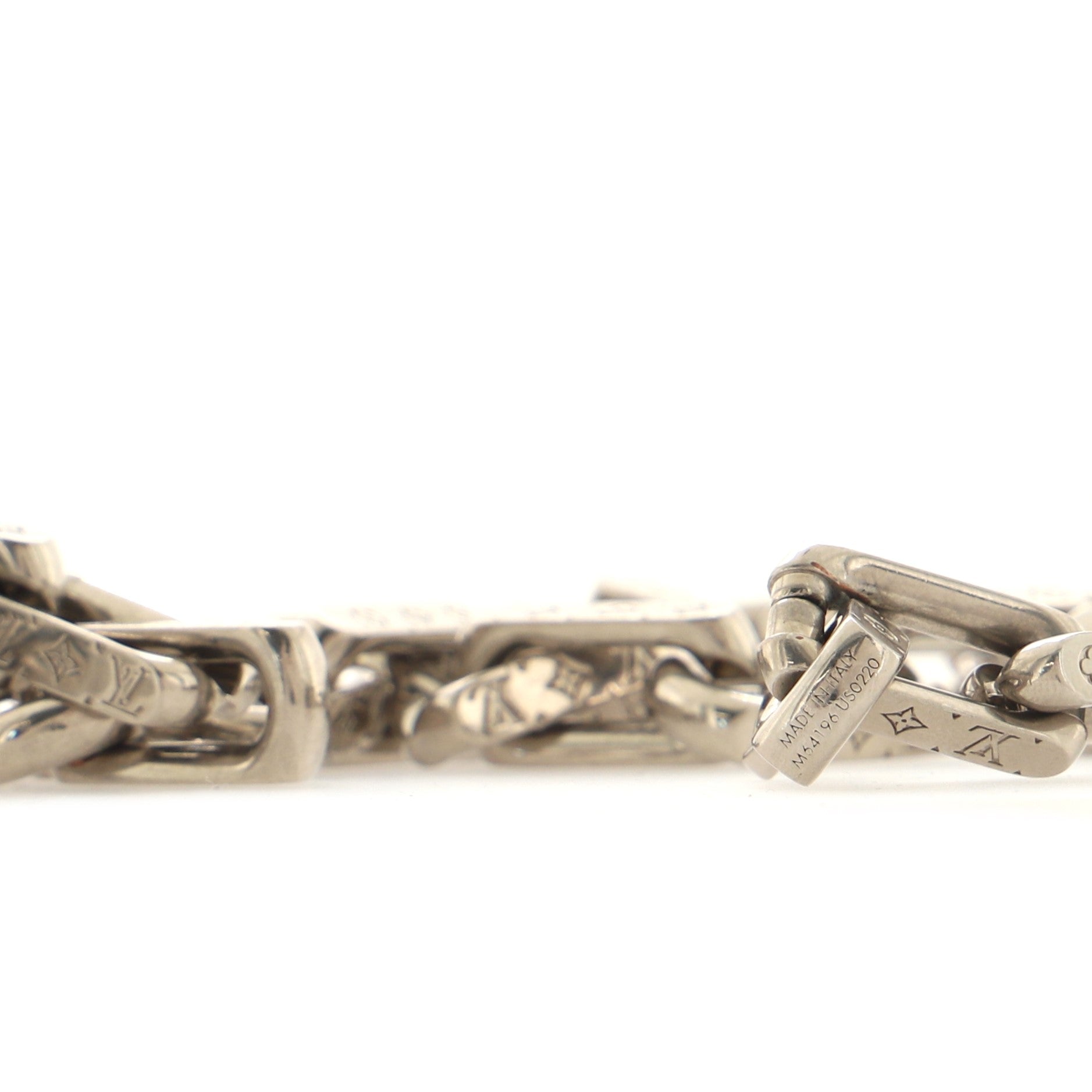 Monogram Chain Necklace Metal