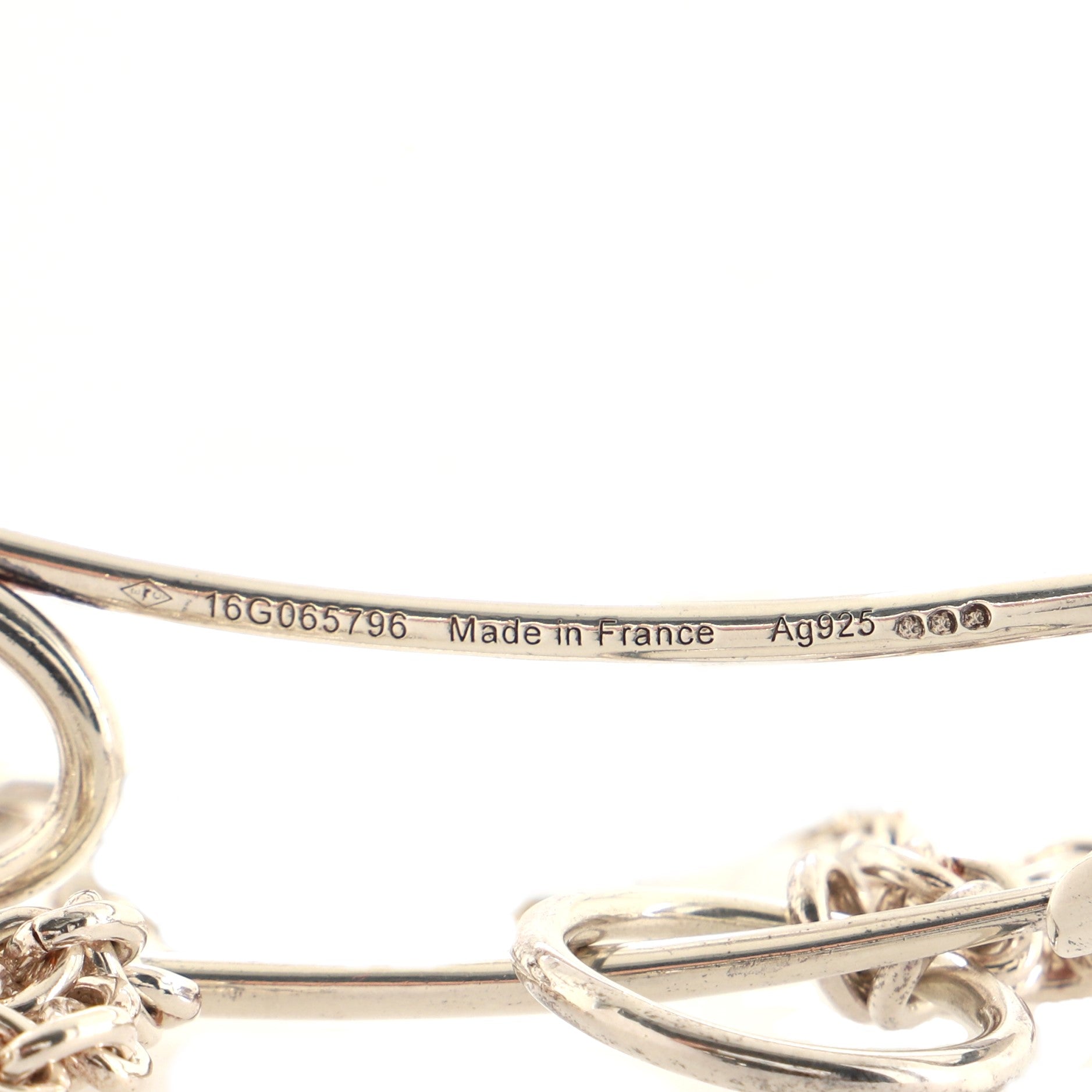 Chaine d'Ancre Punk Long Necklace Sterling Silver
