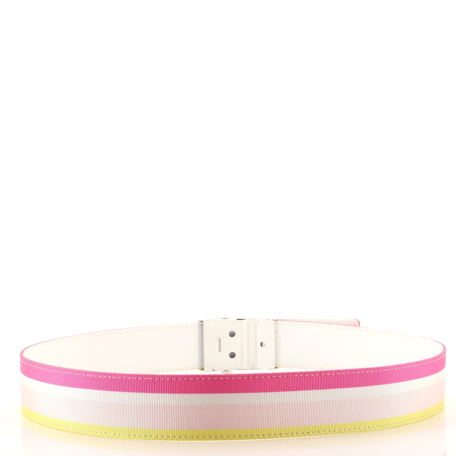 Camellia Logo Buckle Belt Nylon with Metal Medium 90
