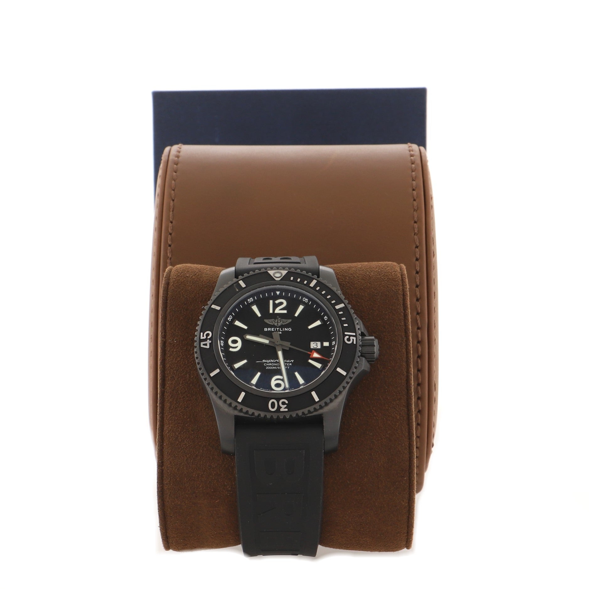 SuperOcean 2000 Automatic Watch DLC Stainless Steel and Rubber 46