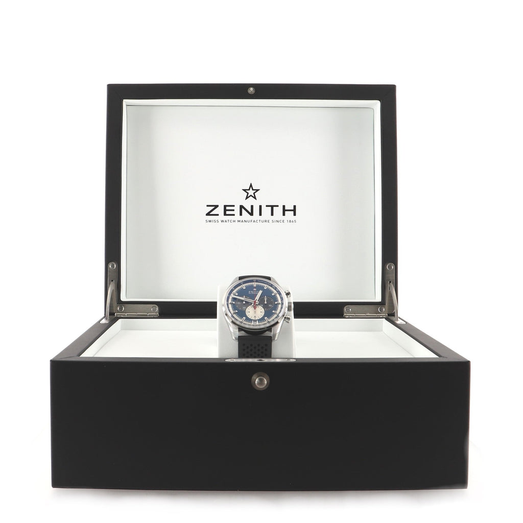 Chronomaster El Pimero Chronograph Automatic Watch Stainless Steel and Rubber 42