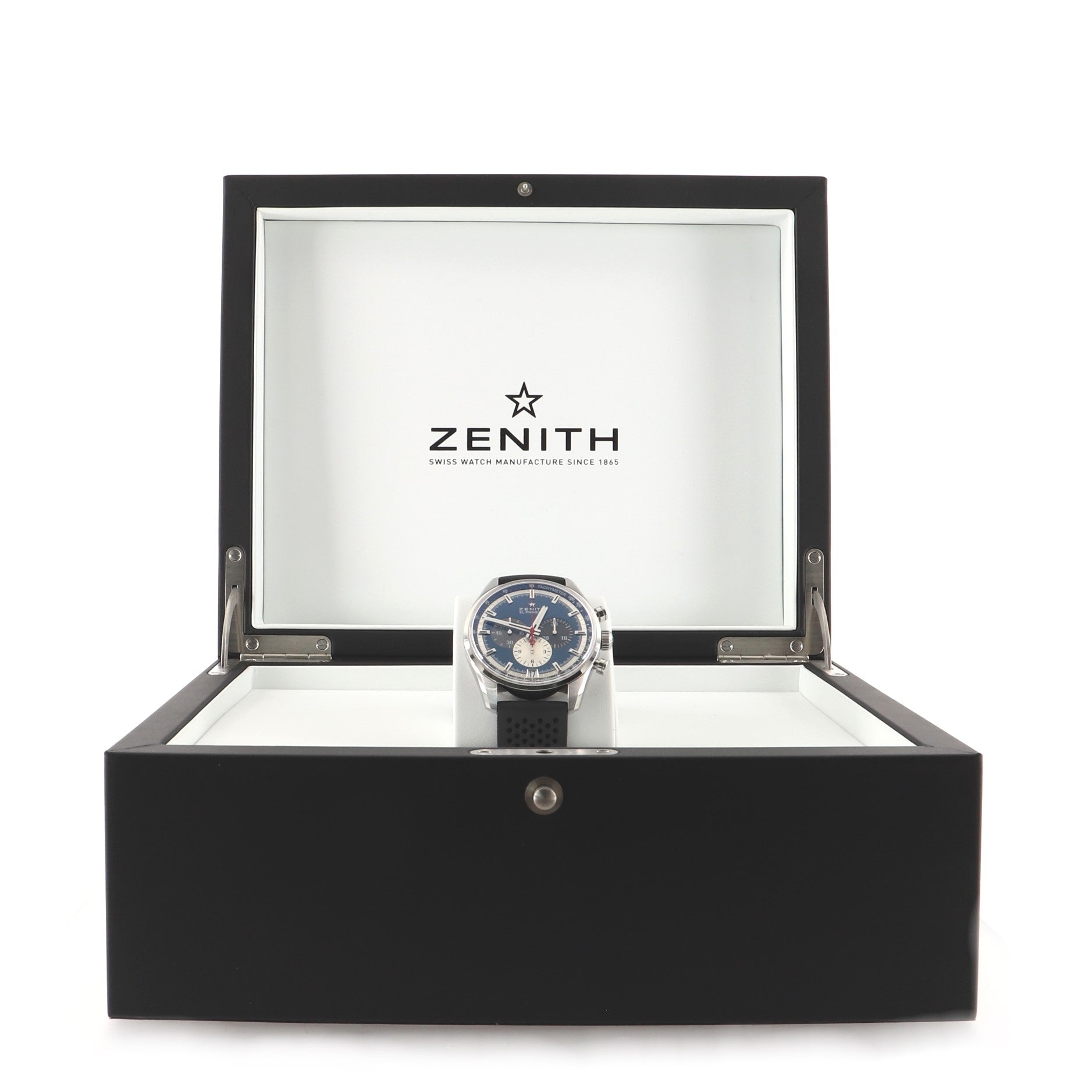 Chronomaster El Pimero Chronograph Automatic Watch Stainless Steel and Rubber 42