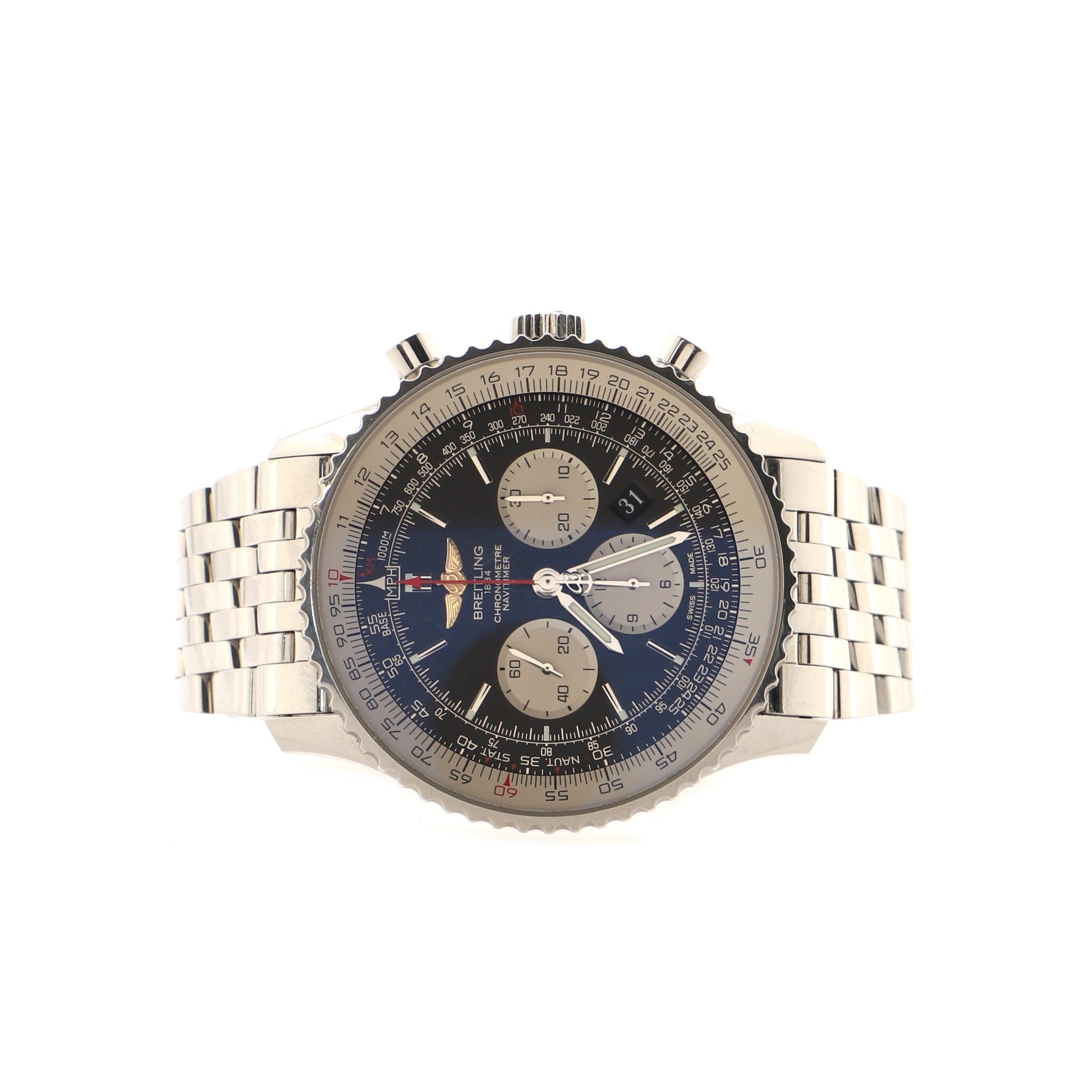Navitimer 01 Chronograph Automatic Watch Stainless Steel 46