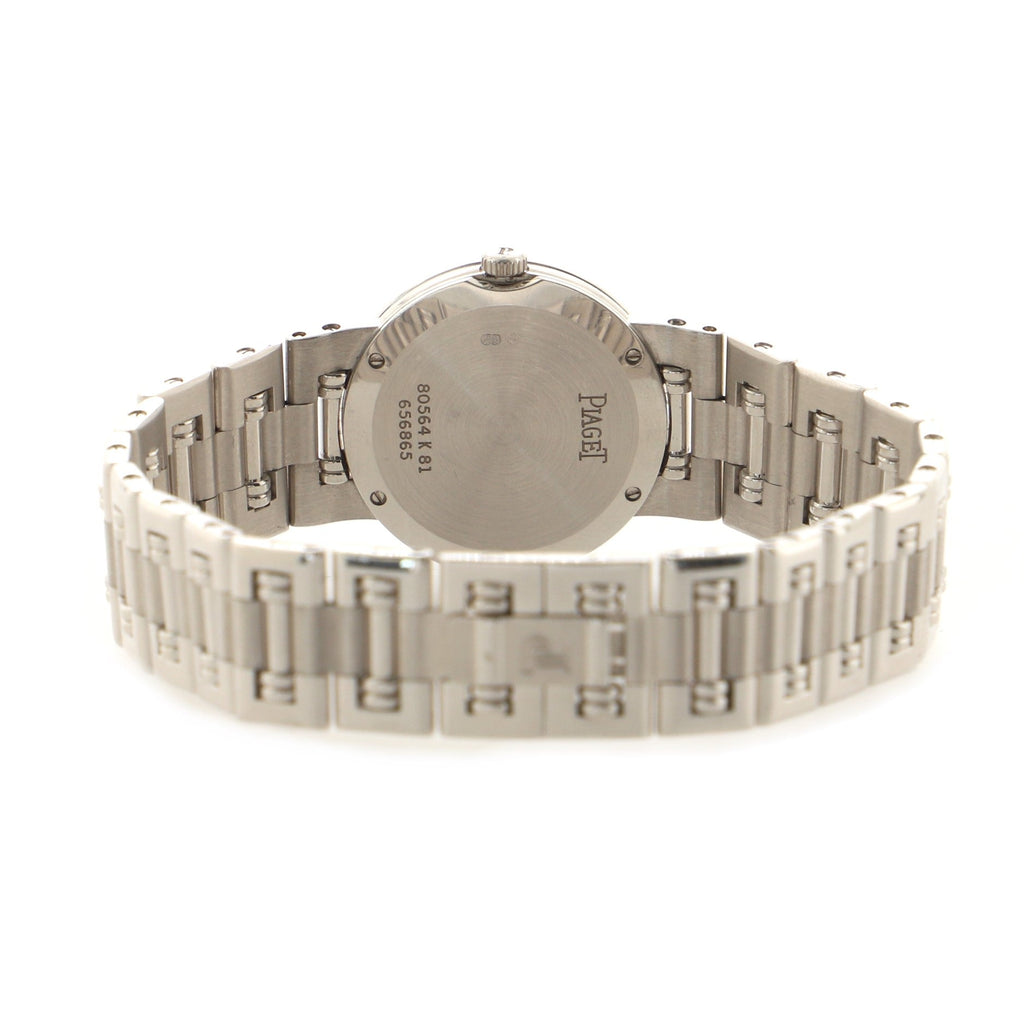 Dancer Quartz Watch White Gold with Diamond Bezel 23