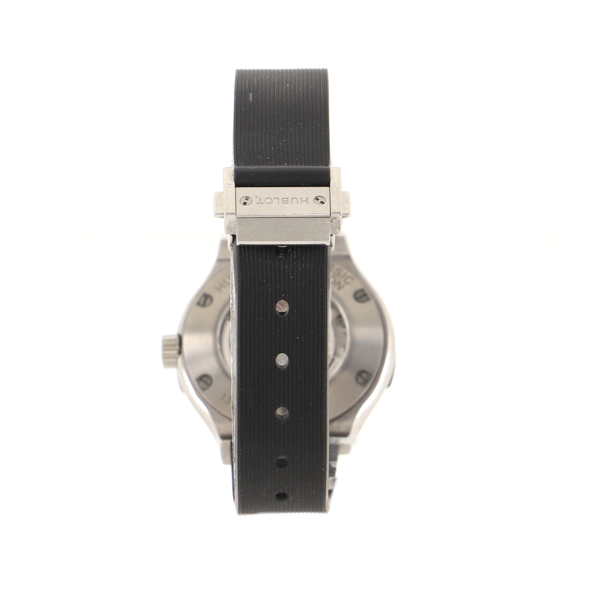 Classic Fusion Automatic Watch Titanium and Rubber with Diamond Bezel 33