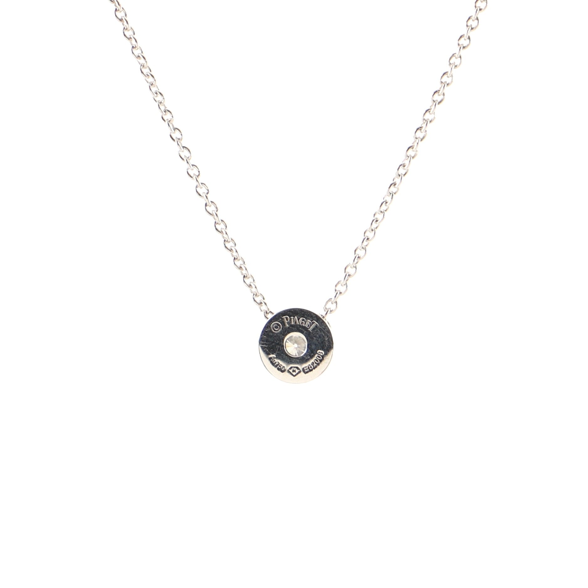 Possession Pendant Necklace 18K White Gold with Diamond